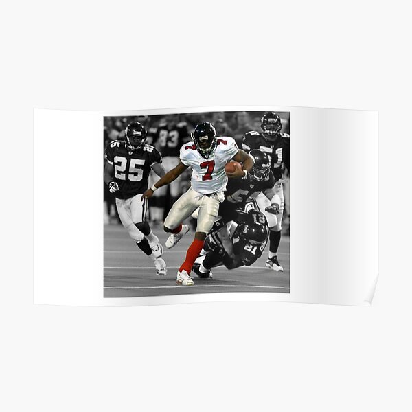 Michael Vick Atlanta Falcons Poster, Canvas, Football print, Sport