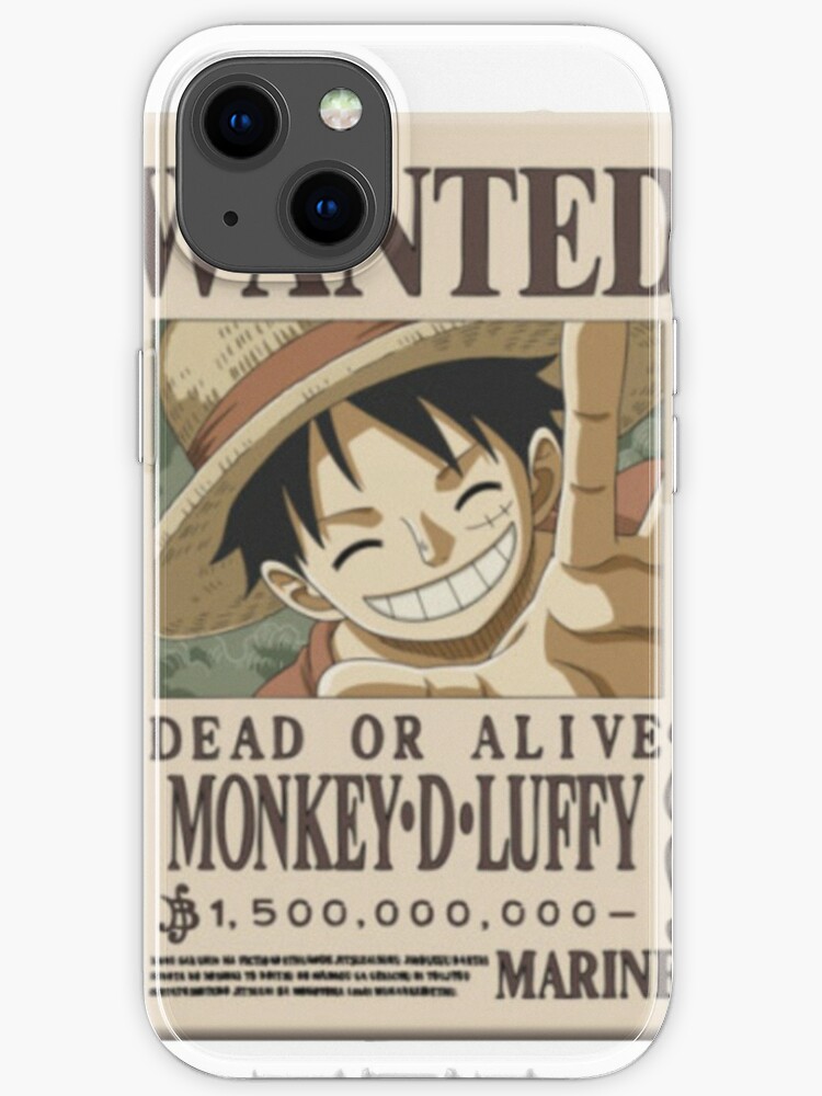 One Piece Luffy Wanted Iphone Case By Axcler Redbubble