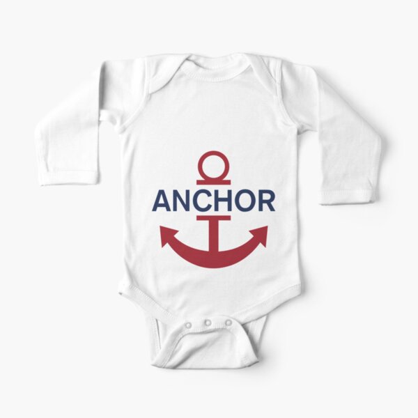 Anchor luffy Long Sleeve Baby One-Piece