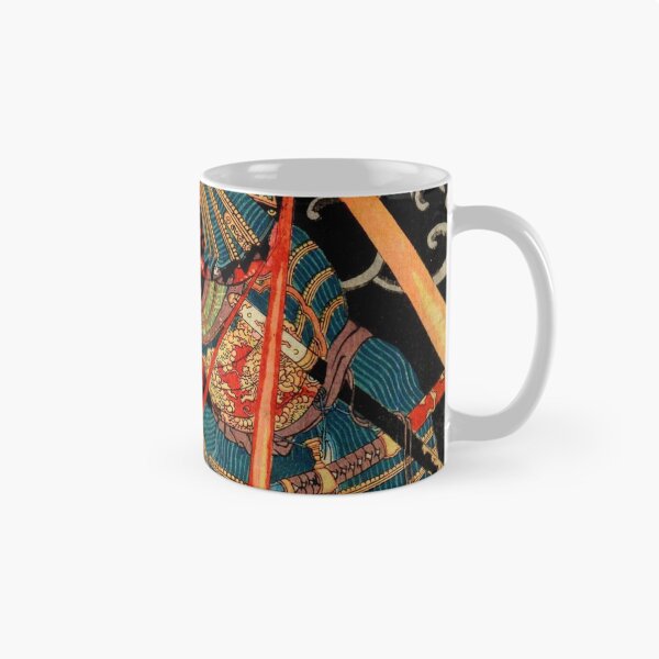 Item preview, Utagawa Kuniyoshi: Japanese Samurai fighting monster designed and sold by Madjack Tees Kiwi SuperStore.