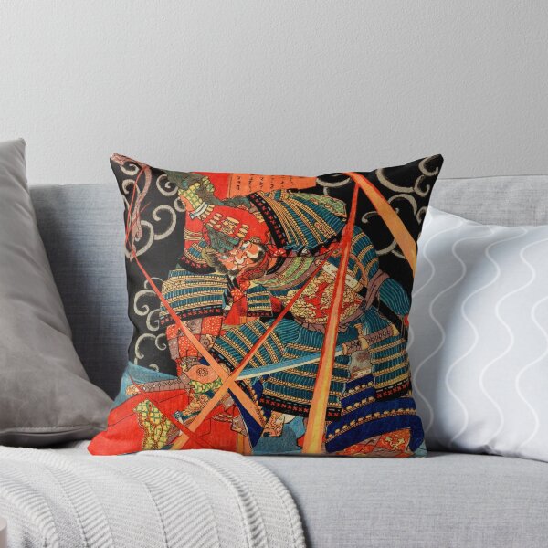 Item preview, Utagawa Kuniyoshi: Japanese Samurai fighting monster designed and sold by Madjack Tees Kiwi SuperStore.