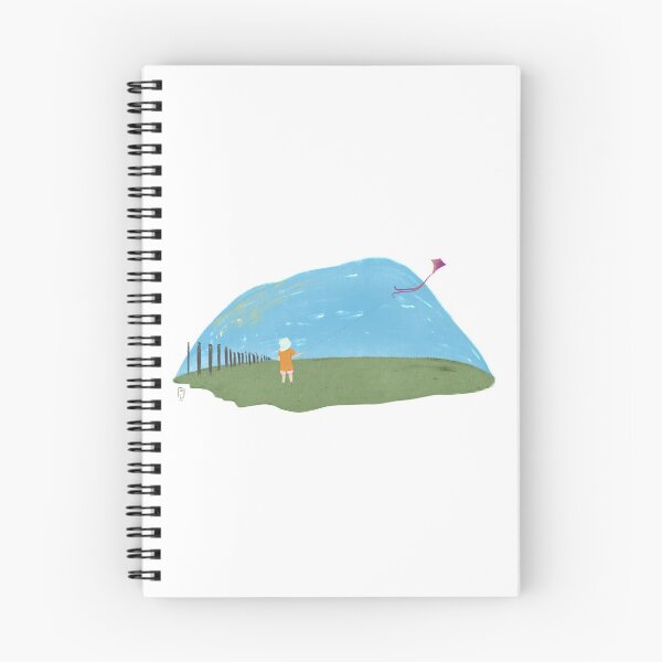Item preview, A girl flying a kite naive illustration designed and sold by NaliniLe.