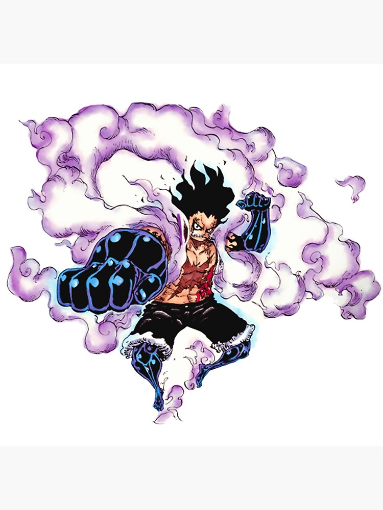 Carte De Vœux Luffy Gear 4 Snakeman Pirate Par Axcler Redbubble