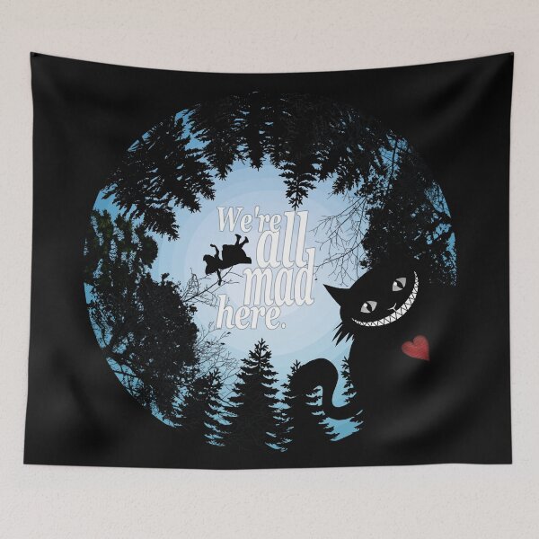 Item preview, We're All Mad Here - Alice In Wonderland designed and sold by maryedenoa.