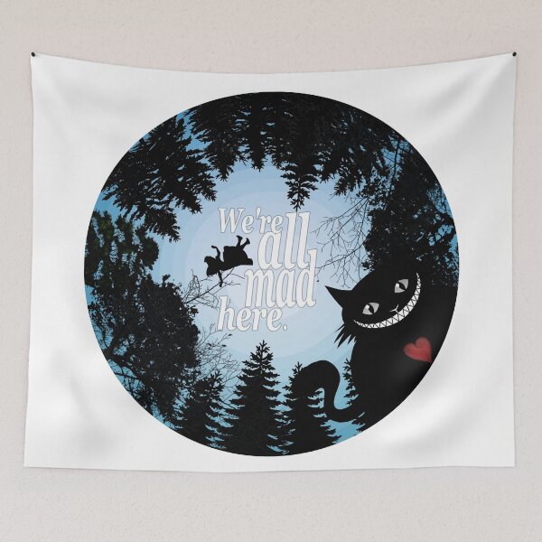Item preview, We're All Mad Here - Alice In Wonderland designed and sold by maryedenoa.