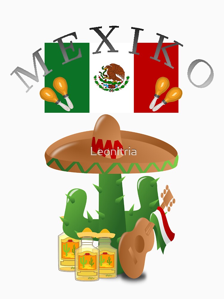 "Mexico flag mexican country flag tequila" Tshirt by Leonitria Redbubble