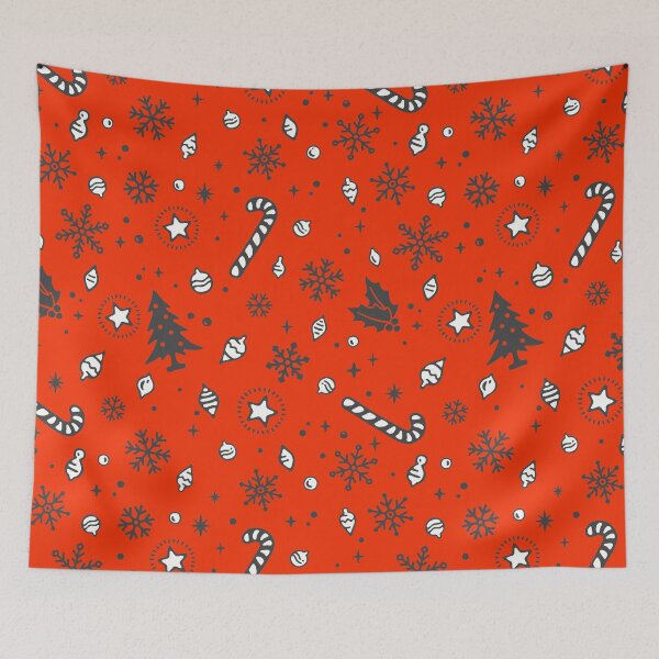 Item preview, Retro Christmas Festive Pattern designed and sold by bullshirter.