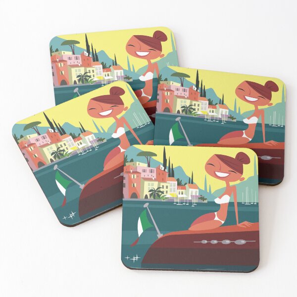 Item preview, Lake Como poster designed and sold by GAGodel.