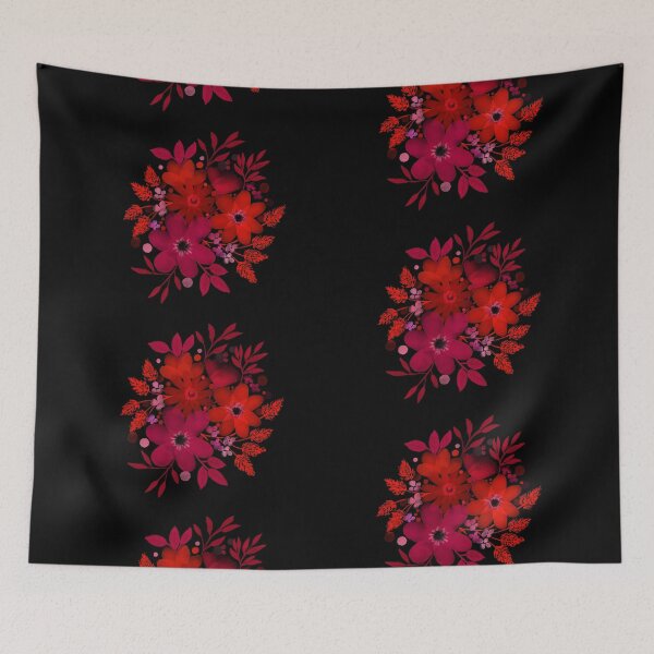 Item preview, Red Watercolor Flower Bouquet designed and sold by BetterDesigns4U.