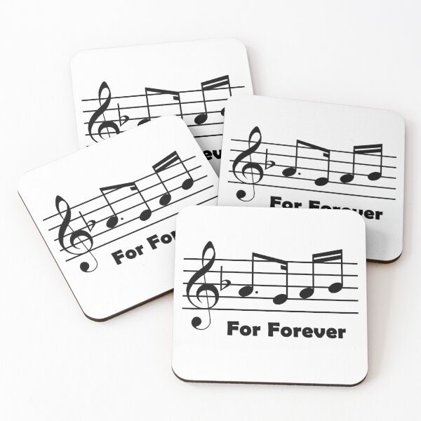 Item preview, Dear Evan Hansen For Forever Musical Notes with Text designed and sold by FeatheredPrints.