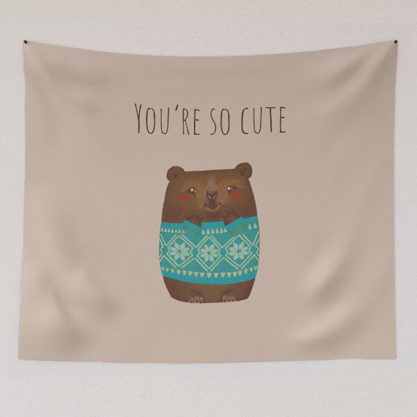 Item preview, The bear is cute and so are you designed and sold by Bezzikapa.