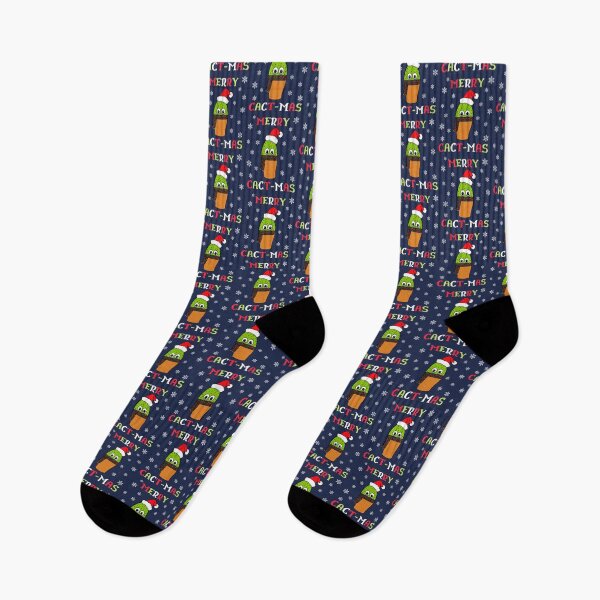 Item preview, Merry Cact Mas - Cute Cactus With Christmas Scarf designed and sold by DreamCactus.