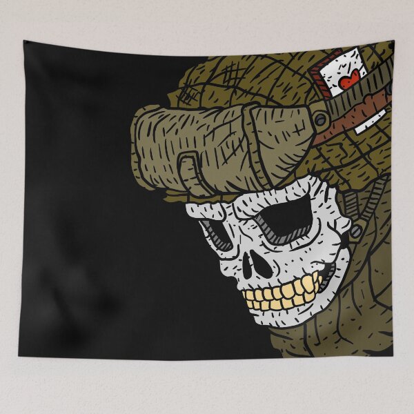 Item preview, skull soldier. badass military emblem. designed and sold by JJadx.