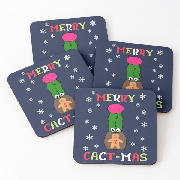 Item preview, Merry Cact Mas - Hybrid Cactus In Gingerbread Man Pot designed and sold by DreamCactus.