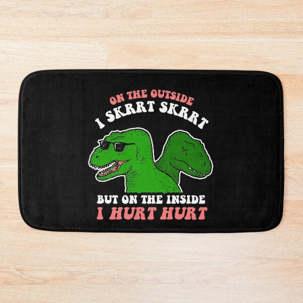 Item preview, On The Outside I Skrrt Skrrt But On The Inside I Hurt Hurt designed and sold by Yipptee Shirts.