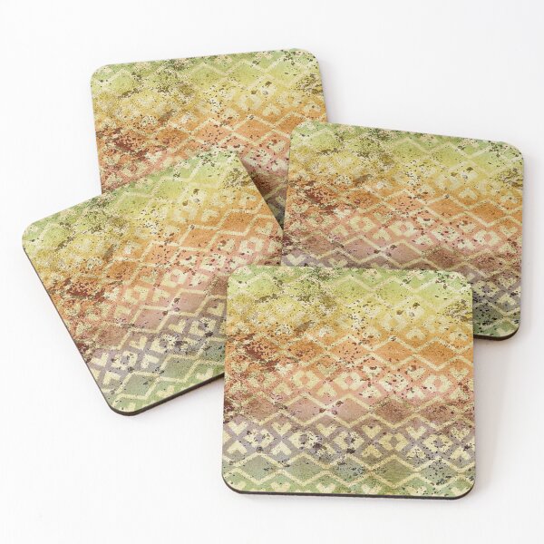 Item preview, Colorful ethnic shabby textured pattern designed and sold by floraaplus.