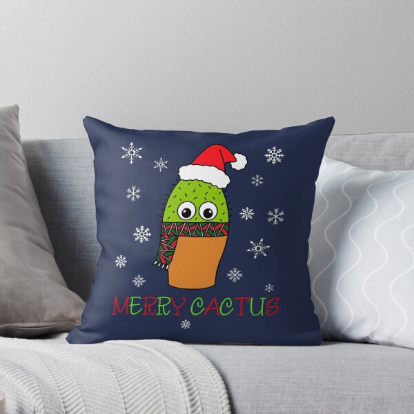 Artikelvorschau, Merry Cactus - Cute Cactus With Christmas Scarf entworfen und verkauft von DreamCactus.