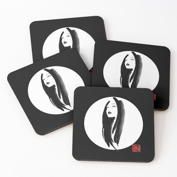 Item preview, geisha 02 for black bg designed and sold by pechane.