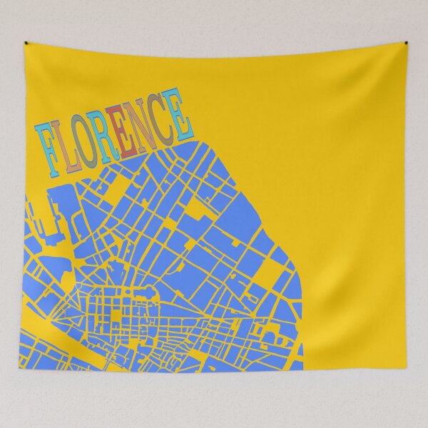 Item preview, Florence Map designed and sold by Emma Rubinson.