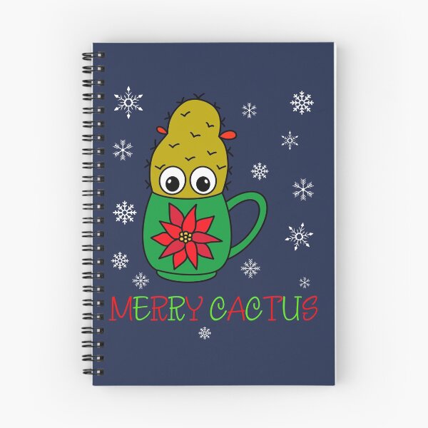 Item preview, Merry Cactus - Small Christmas Cactus In Poinsettia Mug designed and sold by DreamCactus.