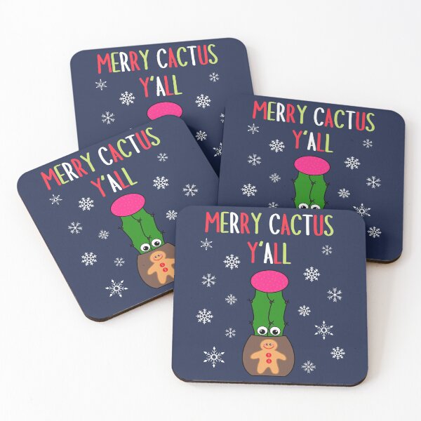 Item preview, Merry Cactus Y'all  - Hybrid Cactus In Gingerbread Man Pot designed and sold by DreamCactus.