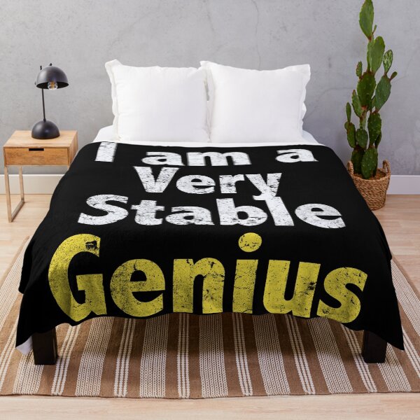 Item preview, I Am A Very Stable Genius (Grungy Look) designed and sold by SassyClassyMe.