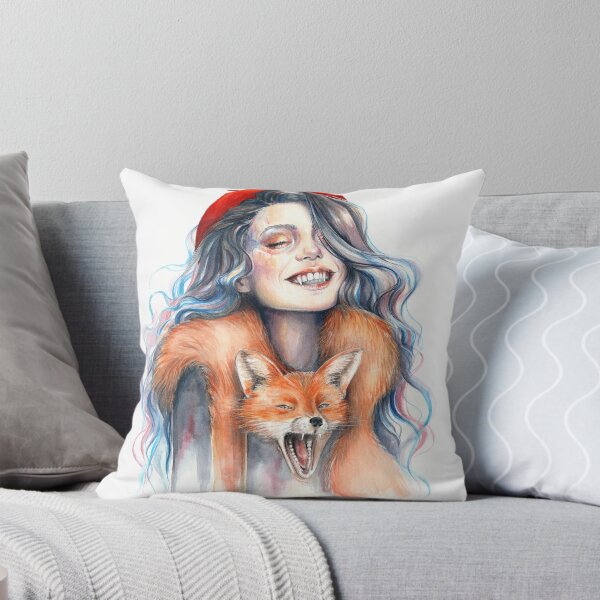 Item preview, Watercolor ""Not Dead" Fashion Vampire Painting designed and sold by Alicia Nilsson.