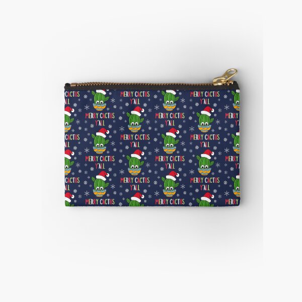 Item preview, Merry Cactus Y'all - Cactus With A Santa Hat In A Bowl designed and sold by DreamCactus.