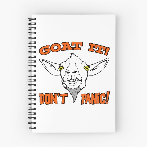 Item preview, Do not panic; Goat it; designed and sold by StickerApe.