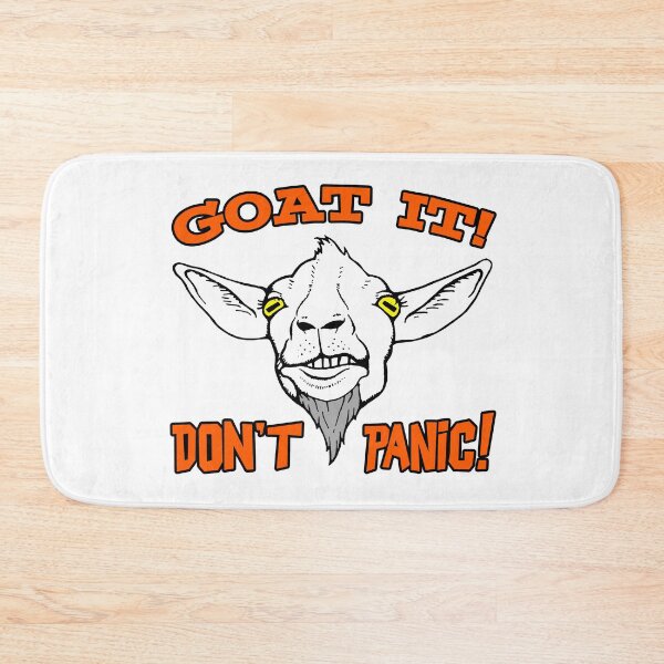 Item preview, Do not panic; Goat it; designed and sold by StickerApe.