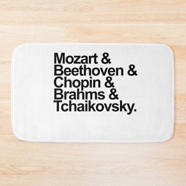 Artikelvorschau, Mozart & Beethoven & Chopin & Brahms & Tschaikowsky. entworfen und verkauft von Profashionall.