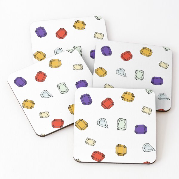 Item preview, Tropical Tiny Gems - On White - New designed and sold by Spitfire July Doodles.