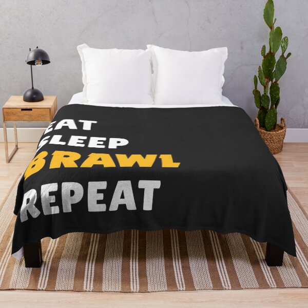 Item preview, Eat, Sleep, Brawl Repeat (Ver.1) designed and sold by teeworthy.