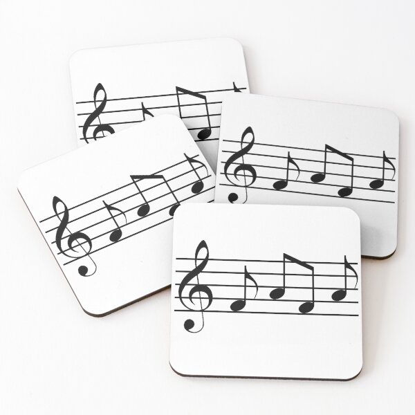 Item preview, Rent La Vie Boheme Music Notes No Flats designed and sold by FeatheredPrints.