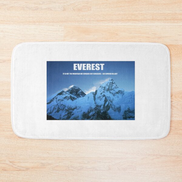 Item preview,  Mount Everest and Hillary quote designed and sold by beavo.