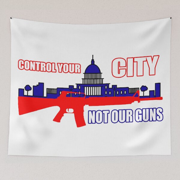 Item preview, Guns Control; designed and sold by StickerApe.