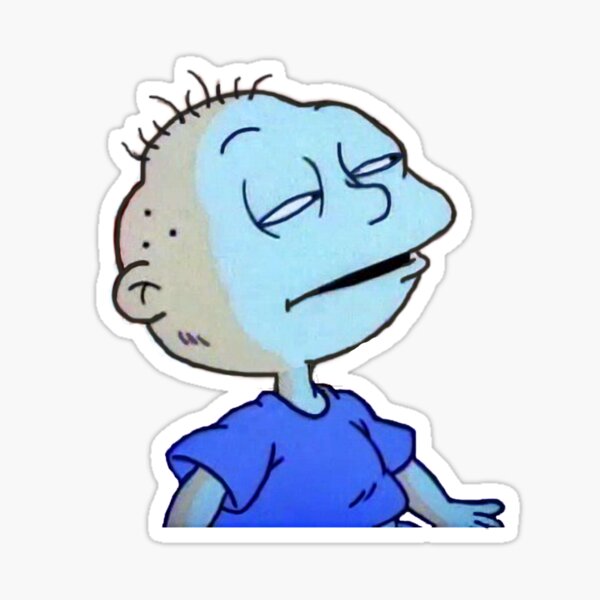 Tommy Pickles Sticker By Thewisekitty Redbubble.