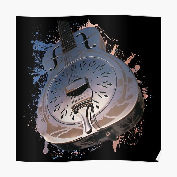 Guitar Dire Straits Poster
