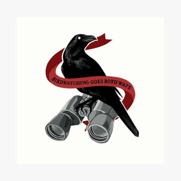 Birdwatching Goes Both Ways Art Print