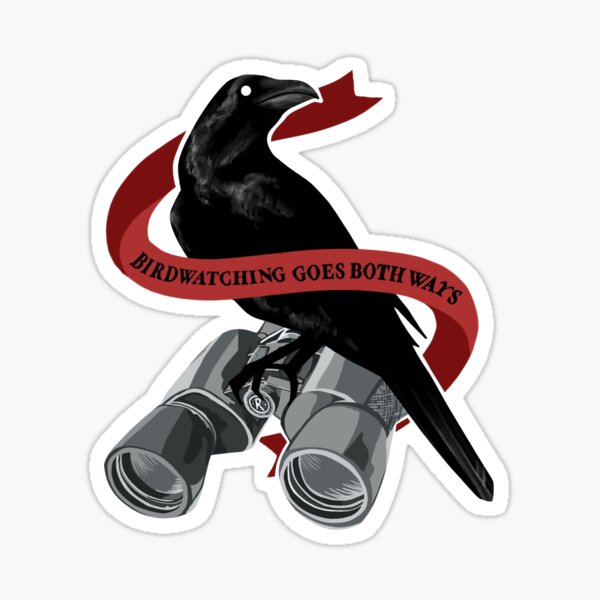 Birdwatching Goes Both Ways Sticker
