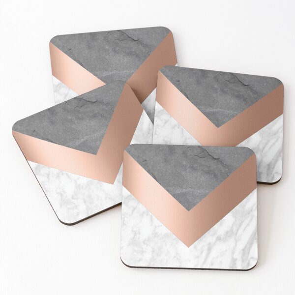Item preview, Rose Gold Marble Slate Grey Pattern designed and sold by NickiCollings.