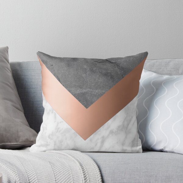 Item preview, Rose Gold Marble Slate Grey Pattern designed and sold by NickiCollings.