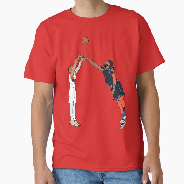 Item preview, Damian Lillard Game Winner Over Paul George designed and sold by RatTrapTees.