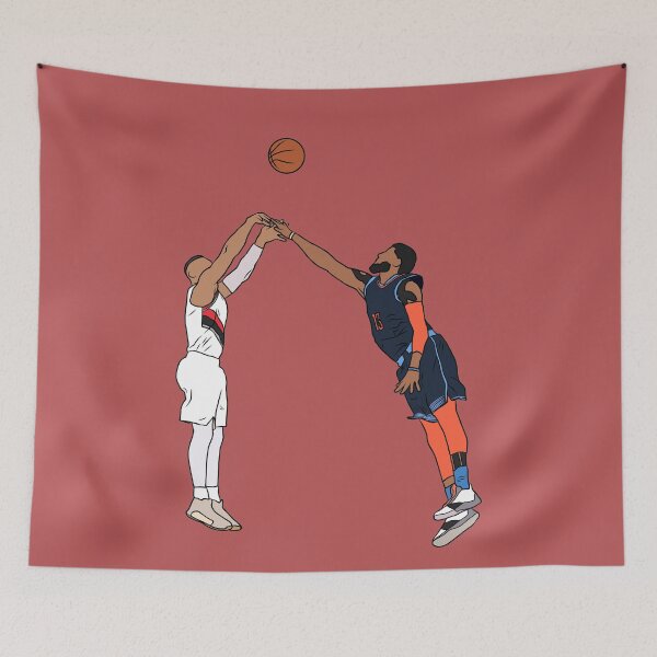 Item preview, Damian Lillard Game Winner Over Paul George designed and sold by RatTrapTees.