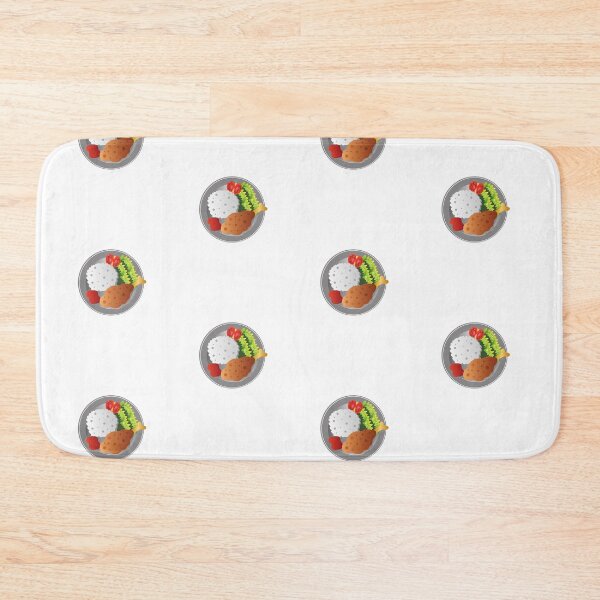 Item preview,  Chicken Dinner with rice plate designed and sold by TextyQuotes.