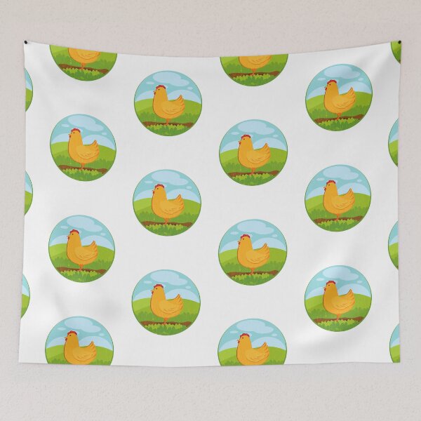 Item preview, Hen is on the grass designed and sold by TextyQuotes.