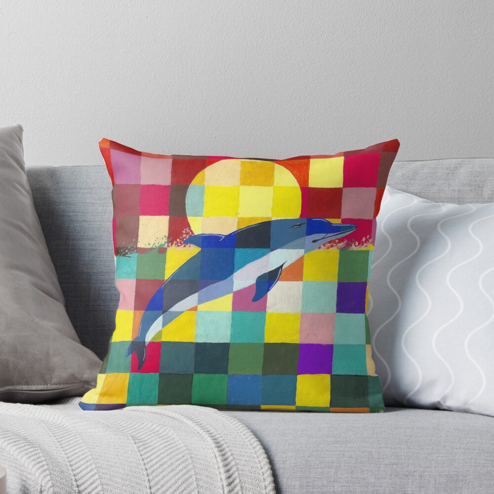 Item preview, Throw Pillow designed and sold by square1studio.