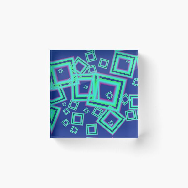 Item preview, Retro Neon Squares designed and sold by MarionsArt.