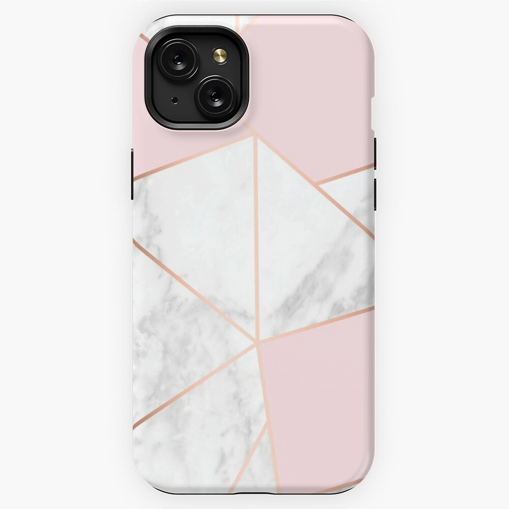 Rose gold marble, girly, gold, marble, pink, rose, HD phone