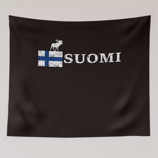 Item preview, Wikstroem Finland moose flag Suomi used look designed and sold by Naohiro.
